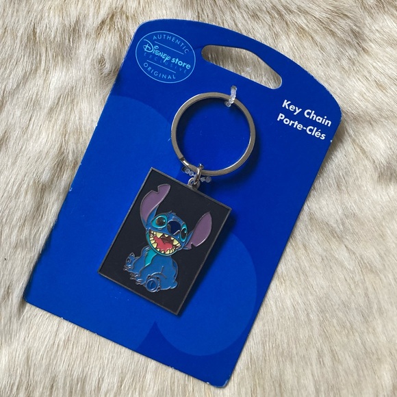 Rare Y2K enamel Lilo & Stitch keychain - Picture 1 of 1